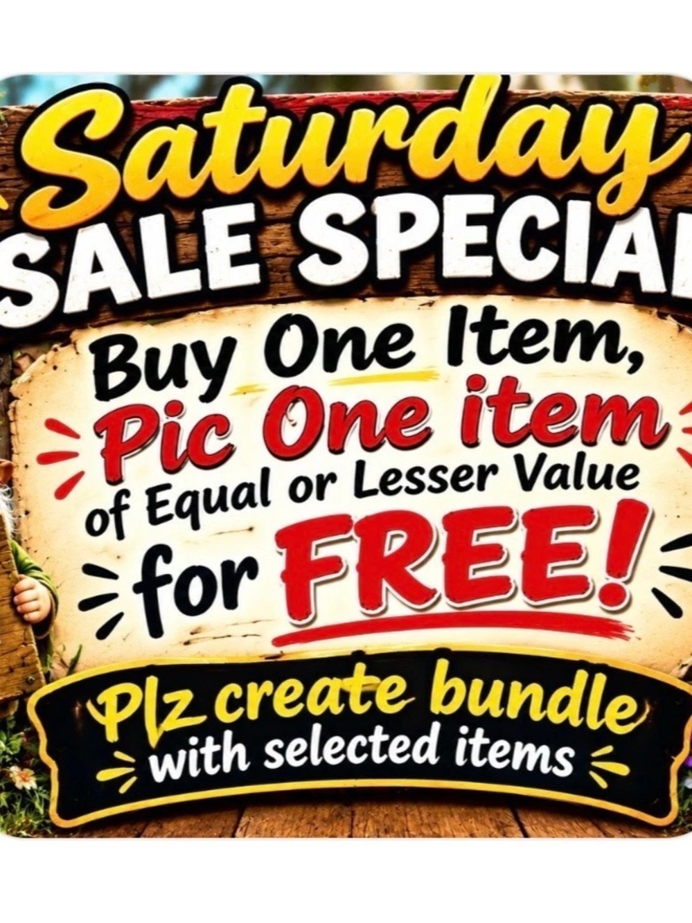 Saturday sale - Picture 1 of 1